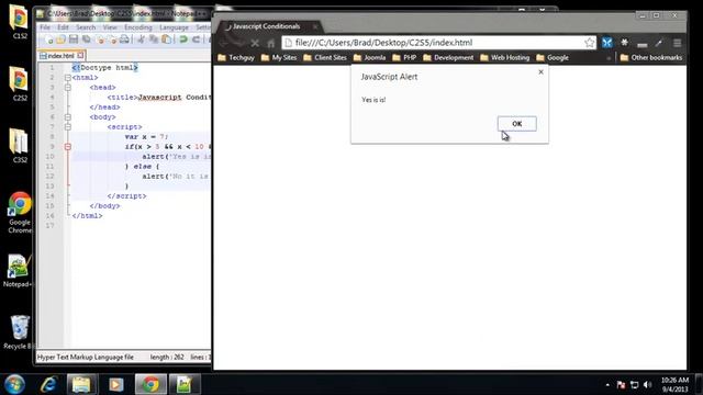 Javascript Conditionals смотреть онлайн