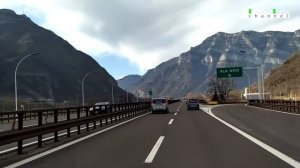 Италия, дорога в Альпах