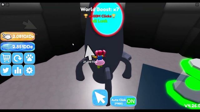 ЧИТЕРСКИЙ Симулятор КЛИКА! x500,000,000 Clicks Roblox смотреть онлайн