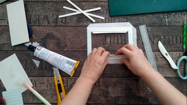 #dies_Fantasy Объемная фото рамка Мастер класс Скрапбукинг смотреть онлайн