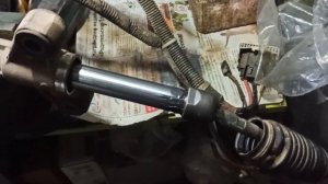 Осмотр рулевой рейки Subaru Outback по окончании ремонта