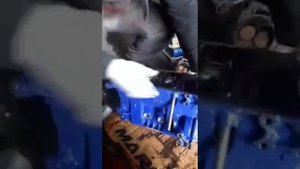 Разборка откапиталеного двигателя, ремонт мотора с помощью картона и скотча, прикол, smile)