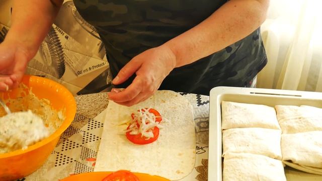 Рыбка в лаваше или ленивый рыбный пирог. смотреть онлайн