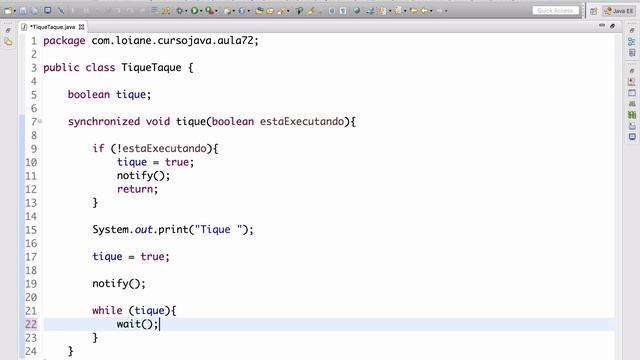 Curso de Java 72: Threads: notify, wait e notifyAll смотреть онлайн