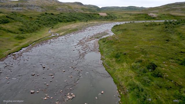Реки севера - река Оленка