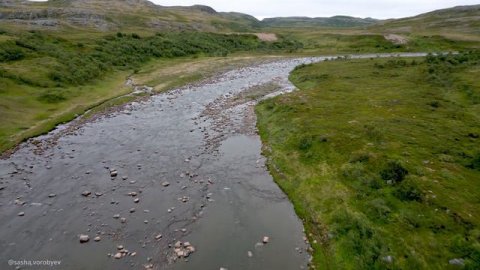 Реки севера - река Оленка