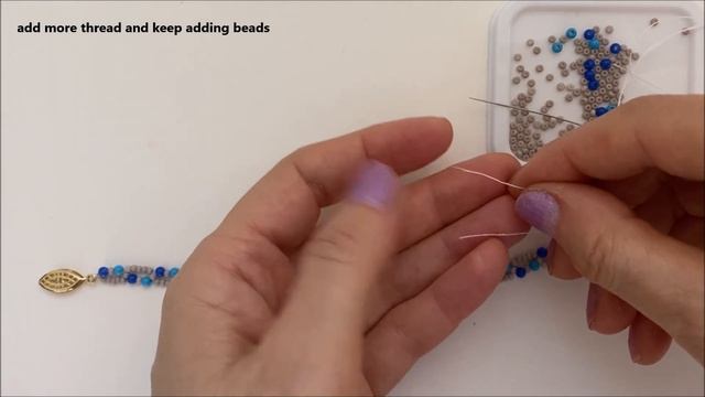 how to make easy beaded bracelet. bracelet making tutorial. DIY jewelry
