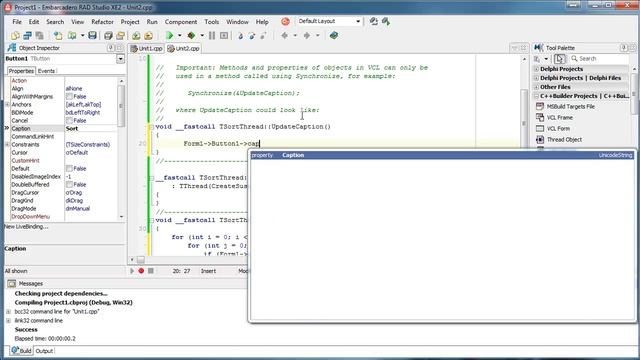 C++ Builder - Threads смотреть онлайн