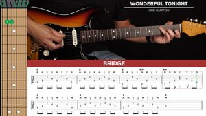 Wonderful Tonight Guitar Cover Eric Clapton 🎸|Tabs + Chords|