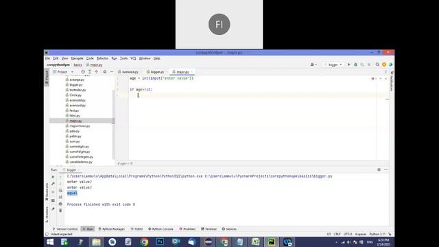 Python IF Else Examples смотреть онлайн