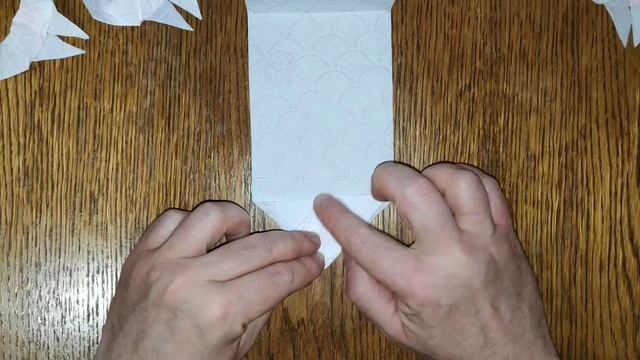 Оригами "Бабочка",  из туалетной бумаги. Origami "Butterfly", made of toilet paper.