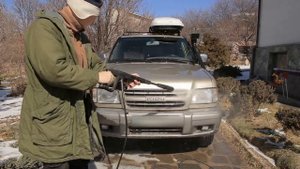 Wash Isuzu Trooper / Пришла весна, мою Исузу Трупер.