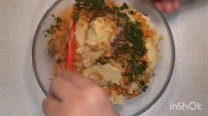 Вкусные тефтельки из гороха с овощами и зеленью.