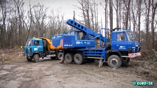 TATRA 815 UDS 214 - nakladanie zeminy смотреть онлайн