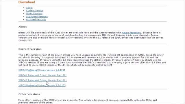 038 Download and Installation Of JDBC postgreSQL Driver смотреть онлайн