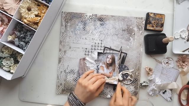 Video tutorial. Layout with new Vintage Remnants collection for 49 and Market смотреть онлайн