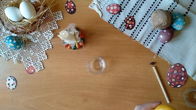 Готовимся к Пасхе! Учимся красить яйца, используя традиционную технику "крапонка"