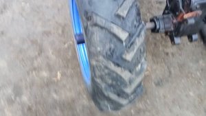 Резина 7.5- r16 на минитрактор с мотоблока Зубр .