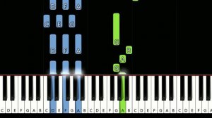 Alex Gaudino (ft Crystal Waters) - Destination Calabria   (piano tutorial)