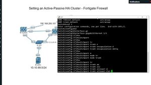 How to Setup an Active Passive HA Cluster on FortiGate Firewall v7.0.5