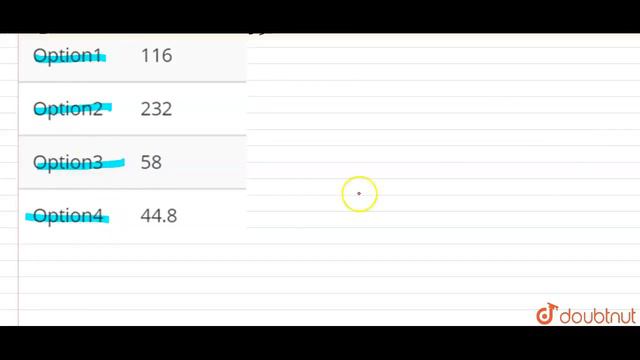 116 mg of a compound on vaporisation in a victor Meyer's apparatus displaces 44.8 mL of air meas... смотреть онлайн