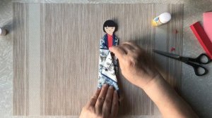 Японская бумажная кукла