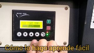 COMO CONFIGURAR CONTROLADOR  MAM 890 RESET DE MANTENIMIENTO