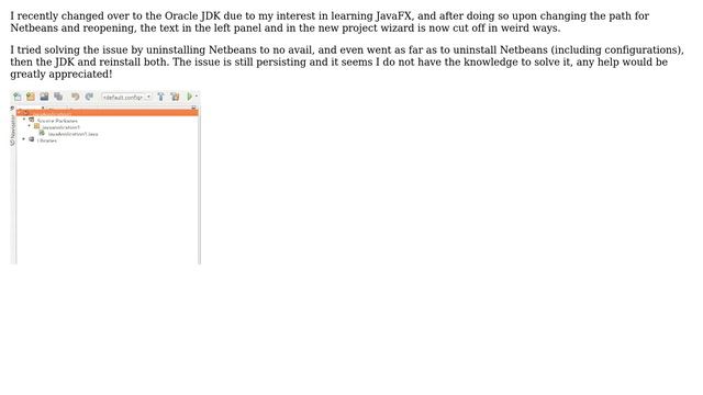 Ubuntu: After changing to Oracle Java on Netbeans bottom of text is now cut off Ubuntu 16.04 смотреть онлайн