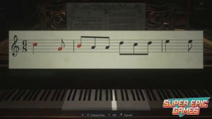 How to solve piano puzzle in opera hall (Resident Evil 8 Village)