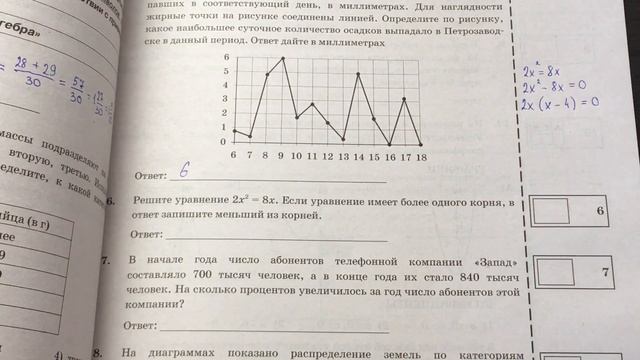 ОГЭ математика 2018 Ященко. Вариант 12 смотреть онлайн