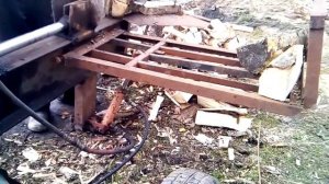 Дровокол гидравлический. Самоделка.