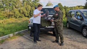 Сергей Карякин передал дроны «Бекас» военнослужащим в зону СВО. Сентябрь. 2023г.