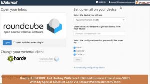 Webmail:How to Forward Website Business Email to Gmail,Yahoo/Others[Cpanel Tutorial For Beginners 4