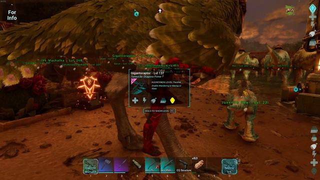 Гигантораптор: теропод-нянька для ваших дино!  #arksurvivalascended