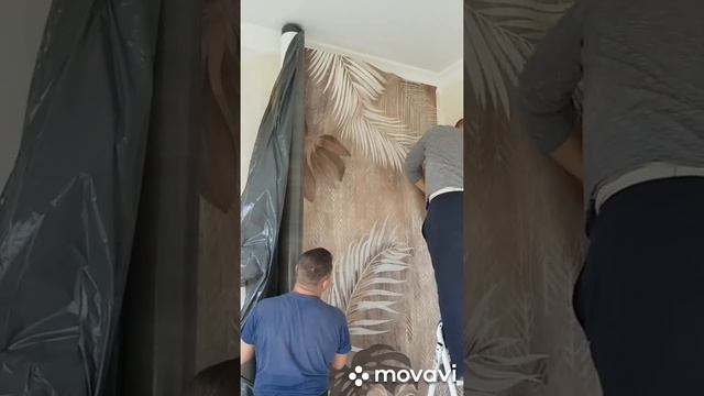 Клеим безшовные обои. Фрезка.
