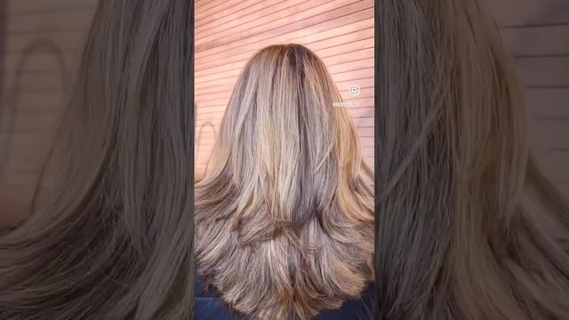 Ash brown hair colour blended layers cut￼ смотреть онлайн