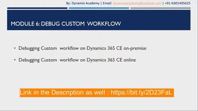 Dynamics 365 - How to Debug workflow tutorial?  Dynamix academy