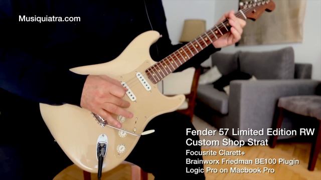 Fender 57 Limited Edition Custom Shop Strat смотреть онлайн
