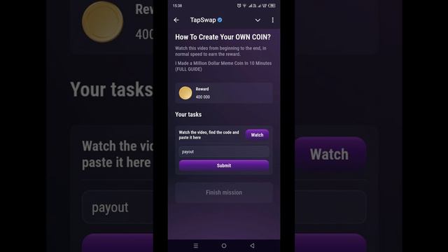 TapSwap код (How To Create Your OWN COIN) на 2.08.2024 #tapswap #tapswapcode #crypto