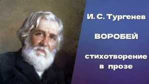Воробей. Стихотворение в прозе. Иван Сергеевич Тургенев