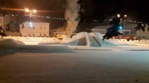 Троицк чел.обл.  пожар