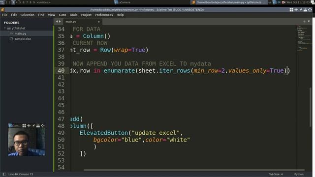 Flet Tutorial - Excel Editor Import And Save смотреть онлайн