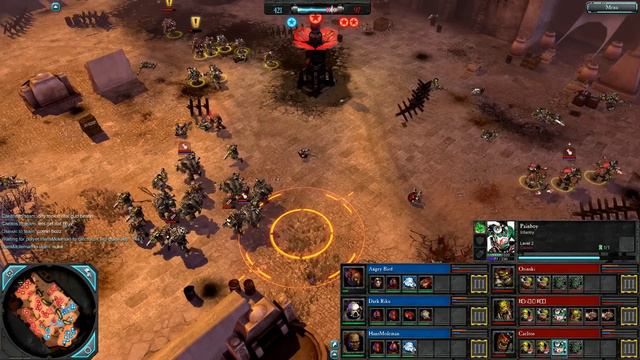 Dawn of War 2: Retribution - 3v3 | Faction War - Space Marines [vs] Orks | 4 смотреть онлайн