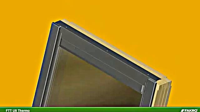 Монтаж окна FAKRO FTT U8 Thermo смотреть онлайн