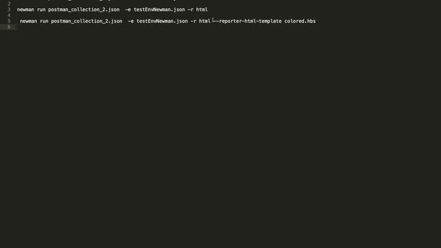 Postman: Customizing The HTML Reports Using Newman Reporting Templates