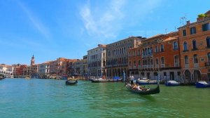 VENICE Grand Canal, Italy - Virtual tour in 4k (2021) St. Mark to Piazzale Roma - line 1