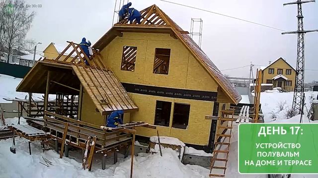 Какой срок строительства дома из каркаса / Видео процесса возведения дома смотреть онлайн