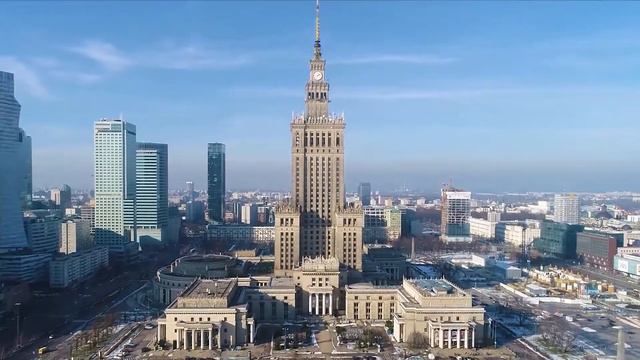 Аэросъемка Варшавы