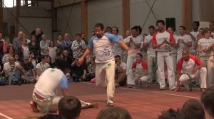 Batizado capoeira Sul da Bahia 2013 Paris roda professores C-Mestre Maxuel, Professeur Michelle