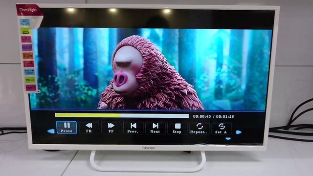 краткий обзор на Телевизор Prestigio 32 Wize 1 Белый ТЛ000019574 смотреть онлайн